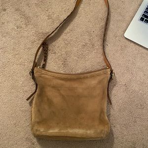 Vintage Suede Coach Purse